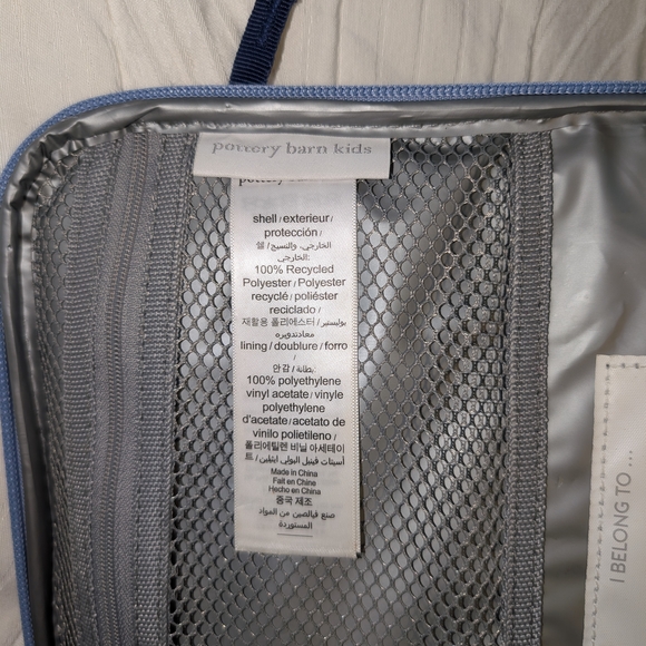 Pottery Barn Kids Makenzie Purple And Blue Lunch Box - Picture 5 of 5